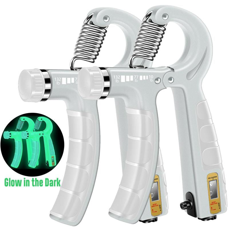Hand Grip Strengthener Kit ( 5- Pack)- Adjustable Resistance Trainer